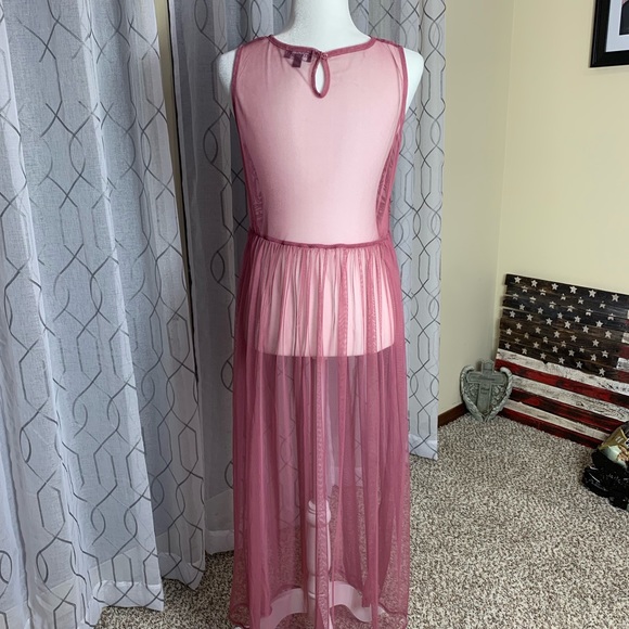 Mod X Sheer Mesh Dress Size Small - Picture 4 of 5